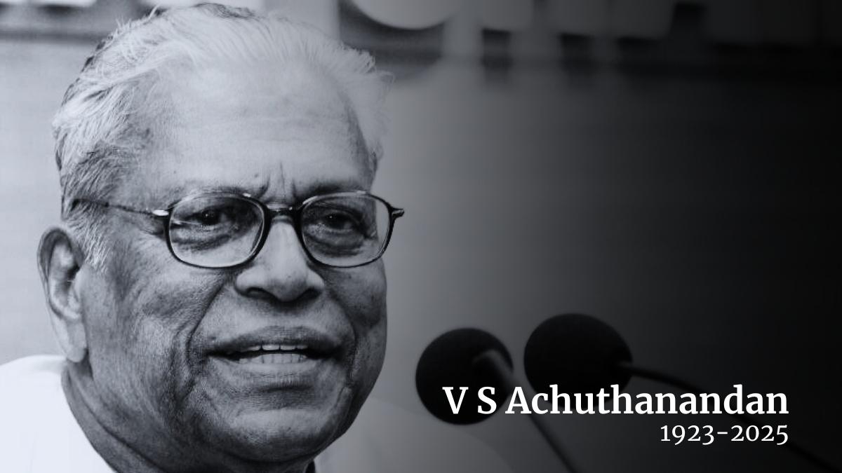 Veteran Communist Leader V.S. Achuthanandan Passes Away at 100 After Decades of Political Legacy