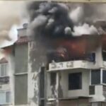 Massive Fire Erupts at Shabad Apartment in Delhi’s Dwarka Sector 13; 8 Fire Engines Rushed to Scene