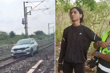 1 Shocking Rail Disruption in Telangana: Woman Drives Car on Tracks, Halts 5 Train Services