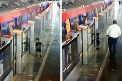 Mumbai Metro Scare: 2-Year-Old Child Falls from Coach at Bangur Nagar Station—Hero Staffer Saves in Under 10 Seconds