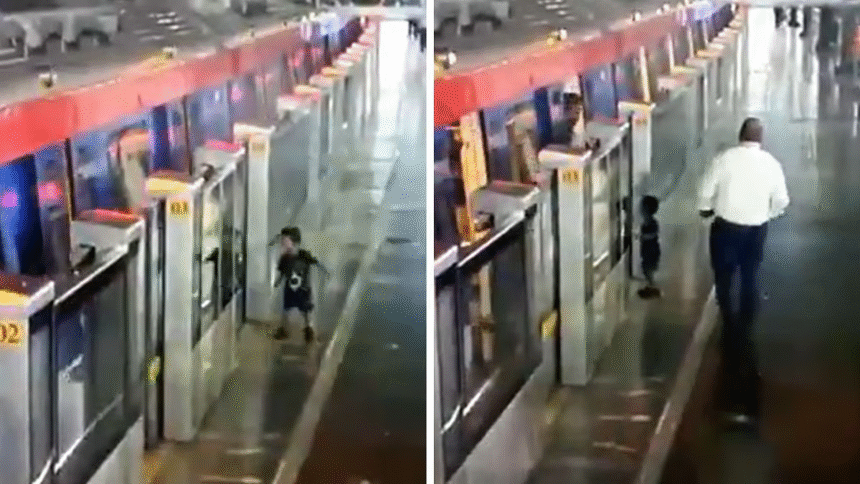 Mumbai Metro Scare: 2-Year-Old Child Falls from Coach at Bangur Nagar Station—Hero Staffer Saves in Under 10 Seconds
