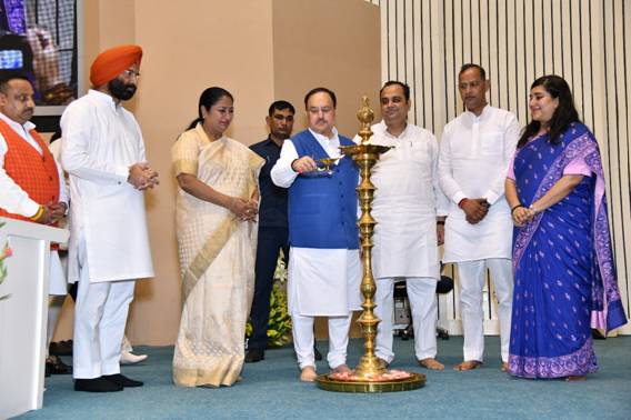 JP Nadda Flags Off Ayushman Bharat Registration Vans and Distributes Appointment Letters in Delhi