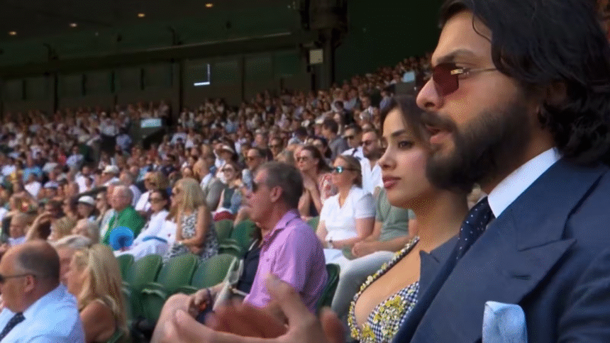 Janhvi Kapoor & Shikhar Pahariya Turn Heads at Wimbledon 2025 – Power Couple Style Goals Unmatched