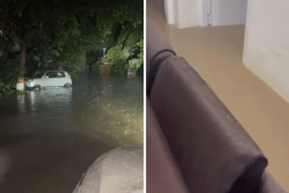 ₹25 Lakh Gurgaon Apartment Hit by Extreme Rain: 3-Foot Waterlog Submerges Home in Luxury Society