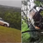 Car Stunt Ends in Disaster: SUV Plunges Into 300-Foot Ditch in Maharashtra, Driver Miraculously Survives