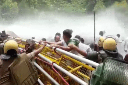 Tear Gas, Water Cannons Fired as BJD Protest Over Odisha Student’s Death Intensifies Outside Assembly – 5 Shocking Moments
