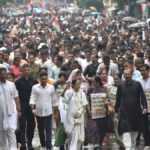 Mamata Banerjee Leads Protest March in Kolkata, Warns BJP of Political Backlash Over Harassment of Bengali Speakers