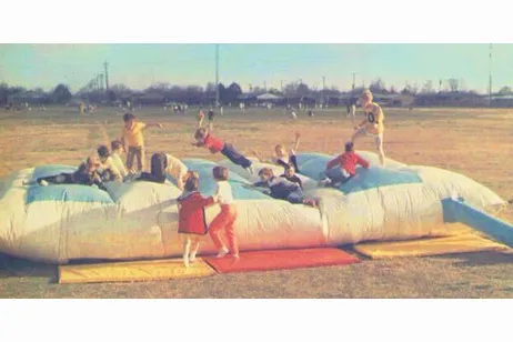 One of John T Scurlock’s early prototypes of the ‘space pillow’