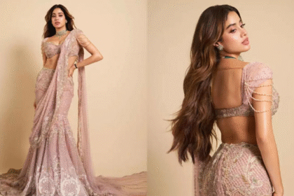 Janhvi Kapoor Stuns as a Modern Maharani in ₹1.5 Lakh Jayanti Reddy Blush Pink Lehenga – 7 Photos That Prove She Owns Royal Glamour