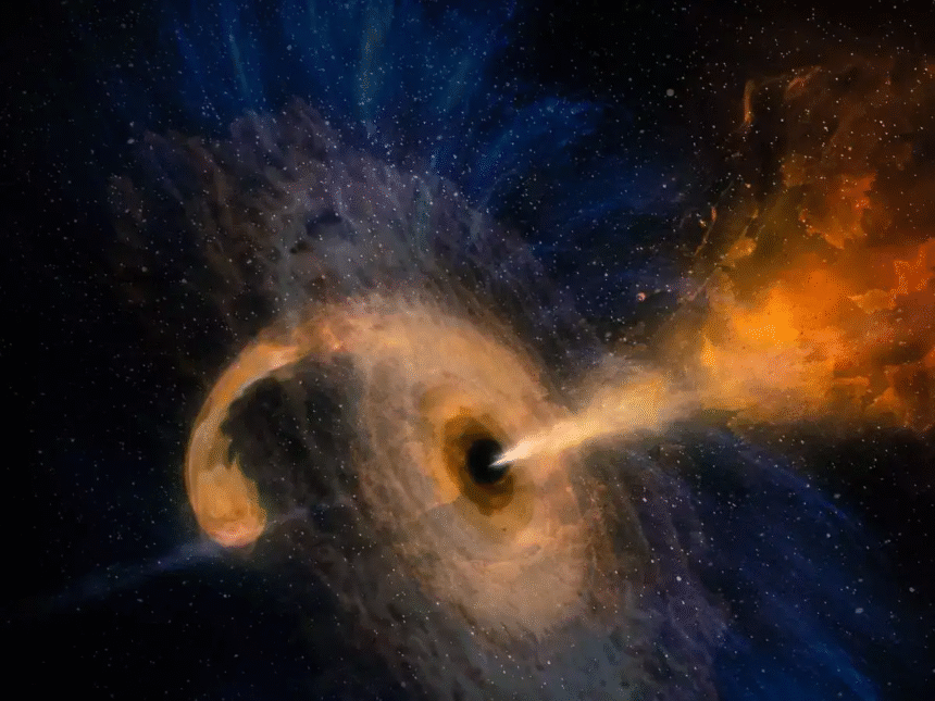 Indian Scientists Detect Mysterious Flickers from Supermassive Black Hole 12 Times Heavier Than the Sun – A Groundbreaking Cosmic Discovery