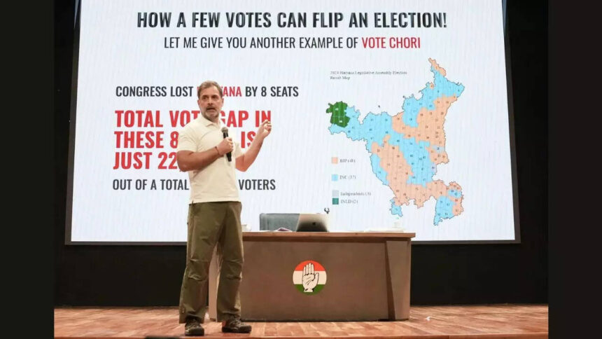 EC Asks Rahul Gandhi to Submit ‘Vote Chori’ Declaration and Proof – Candidate to Provide Evidence Under Oath
