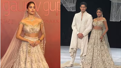 Param Sundari Magic: Janhvi Kapoor & Sidharth Malhotra Set Ramp Ablaze With 100% Sizzling Chemistry at Gaurav Gupta’s Mumbai Show