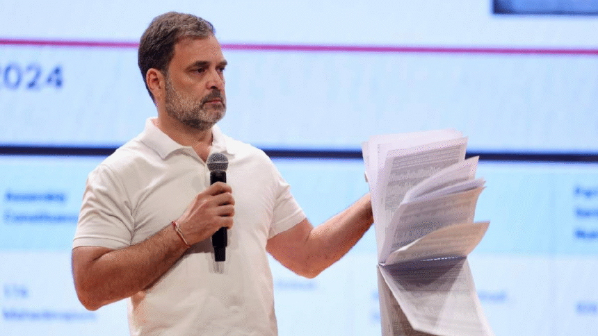 5 Explosive Takeaways from Rahul Gandhi’s ‘Atom Bomb’ Proof Alleging Massive Vote Chori
