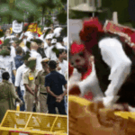 High Drama at Opposition March to EC — Akhilesh Yadav Jumps Barricade, Rahul Gandhi Detained