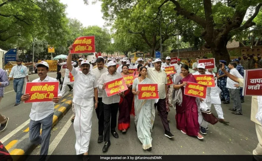 Opposition Wants Digital Data, But Poll Body Providing Paper Copies: DMK’s Kanimozhi