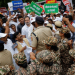 Rahul Gandhi, 10+ Opposition Leaders Detained in Fiery Protest Against India’s Election Commission — Political Tensions Soar