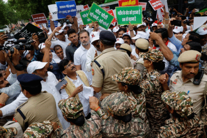 Rahul Gandhi, 10+ Opposition Leaders Detained in Fiery Protest Against India’s Election Commission — Political Tensions Soar