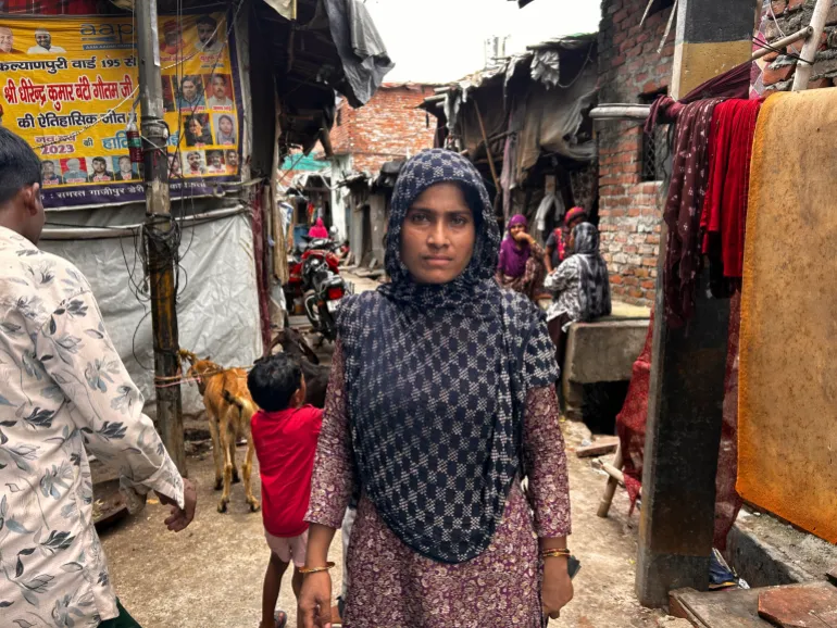Tanzila, 32, who works as a waste picker at the Ghazipur landfill site in New Delhi, fainted in the scorching sun last year, and now works mostly at night