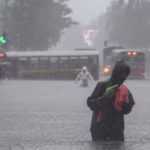 Mumbai Rains, Weather Today LIVE Updates: Heavy rain brings Mumbai to a standstill; train services suspended until further notice