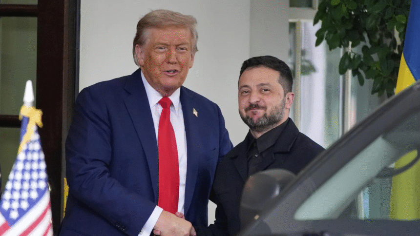 Zelenskyy Meets Trump at White House: 20+ Iconic Photos as EU & NATO Leaders Unite, Smiles Replace Tensions