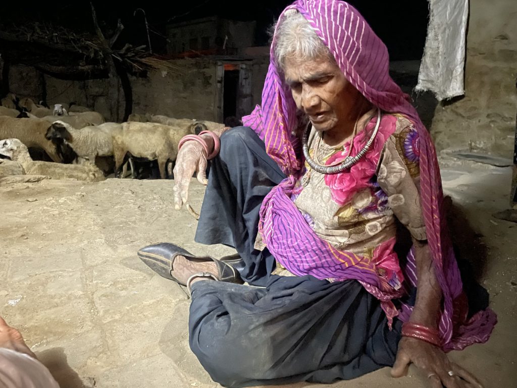 Sangri Devi, who is visually impaired, could not get her Rs 750 per month pension for over two years