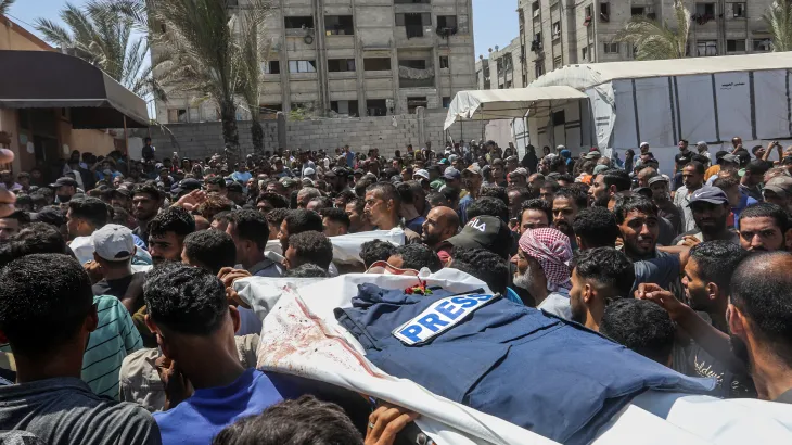 Israeli Airstrikes Kill 3 Journalists at Gaza’s Nasser Hospital – Identities Revealed