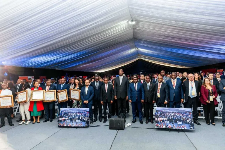 President Daniel Chapo and delegates at FACIM 2025