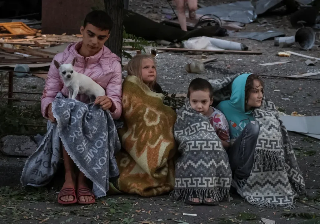 The assault marked the first major combined attack on Kyiv in weeks.