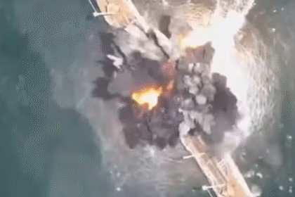 Russia Sinks Ukraine’s Reconnaissance Ship ‘Simferopol’ in Danube Delta with Sea Drone Strike – 1 Vessel Destroyed in Precision Attack