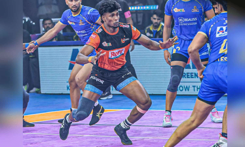 Ajit Chouhan & Anil Mohan Shine As U Mumba Edge Past Tamil Thalaivas 42-39 in Thrilling Pro Kabaddi 2025 Clash