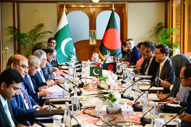 Pakistani and Bangladeshi officials held several meetings during Dar’s visit to Dhaka in August