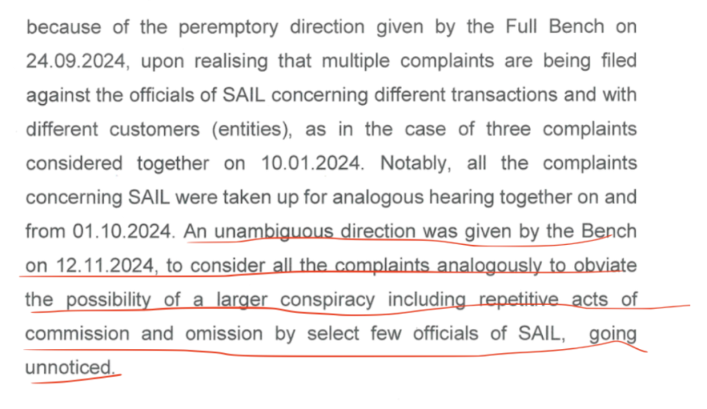 Order dated November 12, 2024.