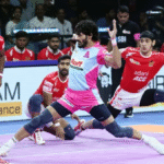 Redemption Sealed: Jaipur Pink Panthers Edge Gujarat Giants 38-36 as Nitin Kumar’s Golden Raid Secures Thrilling PKL 2025 Victory