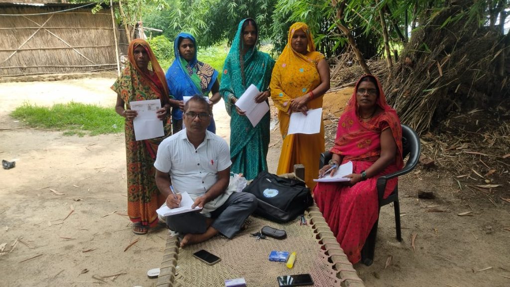 Representative image of a BLO working during the Bihar SIR exercise.