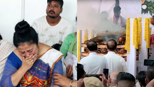 Zubeen Garg Cremated with 21-Gun Salute as Wife Breaks Down in Tears – ‘Jai Zubeen Da’ Echoes Across Thousands