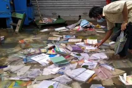 College Street in Kolkata Flooded: Crores Worth of Books Ruined