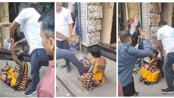Bengaluru Woman Caught Stealing ₹90,000 Worth of Sarees — Brutally Beaten by Shopkeeper, Incident Caught on Camera