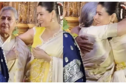 Bollywood Magic: Jaya Bachchan & Kajol Share 1 Heartwarming Hug at Mumbai Durga Pujo Pandal, Fans Go Wild