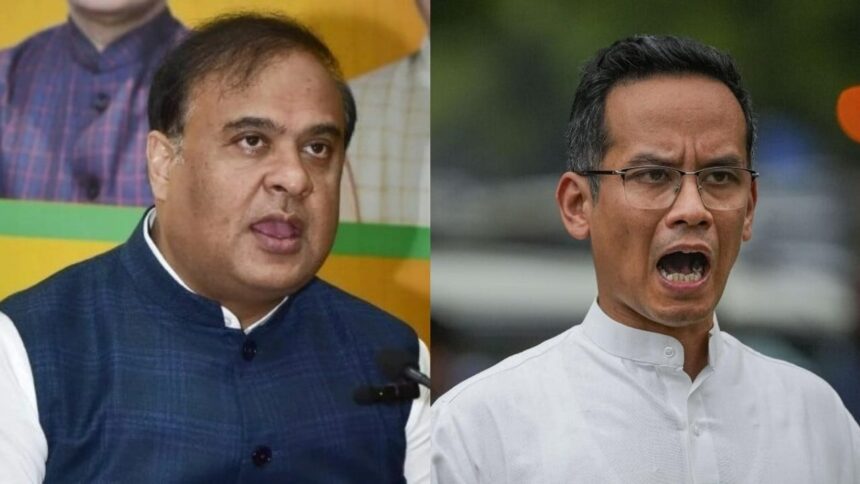 Himanta Accuses Gaurav Gogoi Over NGO’s Alleged Pakistan Links and Gujarat Ties