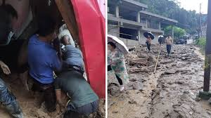 Darjeeling Disaster: 7 Dead as Heavy Rain Triggers Massive Landslides, Iron Bridge Collapses in West Bengal Hills
