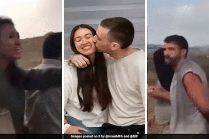 Emotional Reunion: Israeli Couple Reunites After 738 Days Apart Amid Hamas Conflict — Hugs, Tears, and Relief Captured on Camera