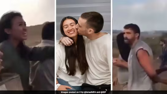 Emotional Reunion: Israeli Couple Reunites After 738 Days Apart Amid Hamas Conflict — Hugs, Tears, and Relief Captured on Camera