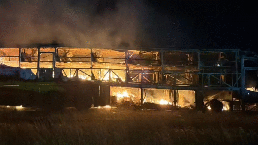 20 Burnt Alive in Hyderabad-Bengaluru Highway Horror: CM Naidu Mourns Tragic Bus Fire