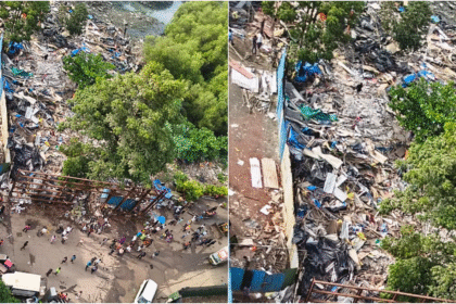 BMC Demolishes 42 Illegal Slum Structures at SVP Nagar to Clear Path for Yari Road–Lokhandwala Bridge Project