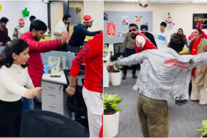 Santa Hats to Office Desks: Gurugram Workplace Dance Goes Viral With 5 Million+ Views