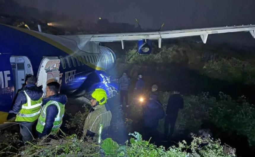 Buddha Air Scare: Flight With 55 Onboard Veers Off Runway During Landing in Nepal