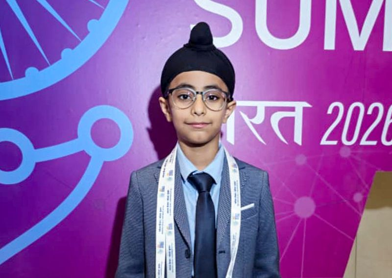 India AI Summit 2026: 8-Year-Old Sikh Boy Makes History as Youngest Keynote Speaker