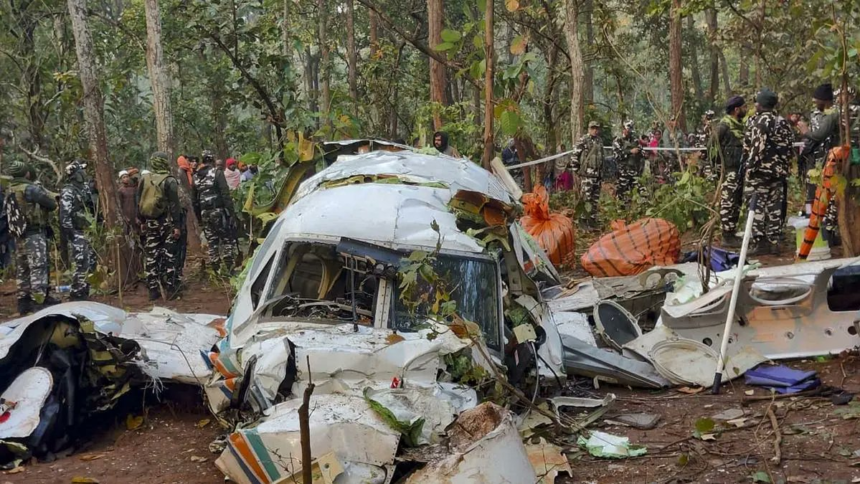 Jharkhand Air Ambulance Crash Horror: 7 Victims’ Bodies Brought to Hospital for Post-Mortem in Tragic Disaster