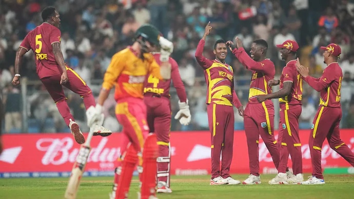 T20 World Cup 2026 Shockwave: West Indies Crush Zimbabwe by 107 Runs in 254-Run Run-Fest, Deepening India’s Qualification Crisis