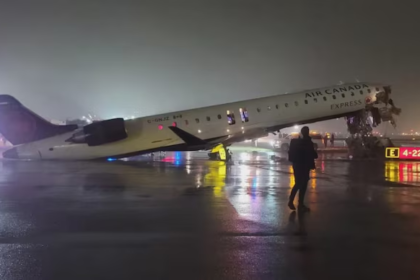 Air Canada Express Crash Alert: 2 Pilots Injured After Plane-Truck Collision at New York’s LaGuardia Airport Runway